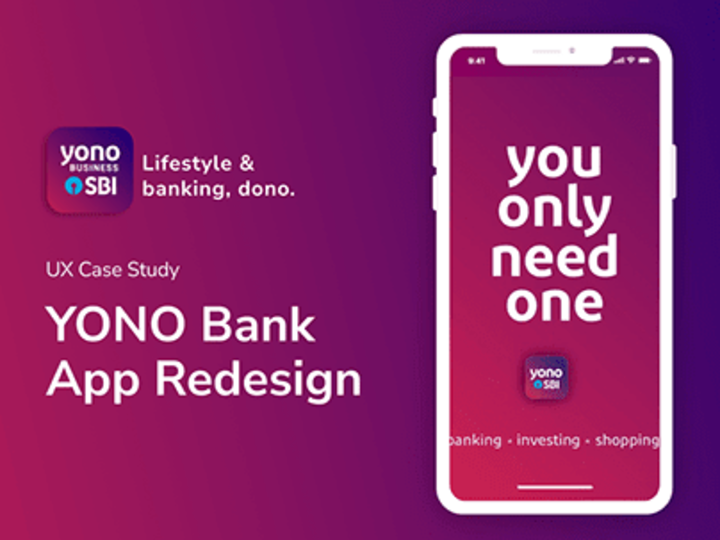 Cover image for SBI Yono App Redesign UX/UI Case Study