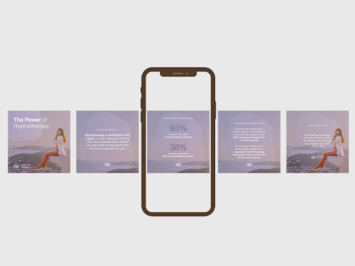 Cover image for Graphic Design for a Hypnotherapy App