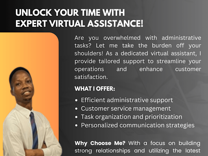 Cover image for  Virtual Assistance and Customer Service Professional 