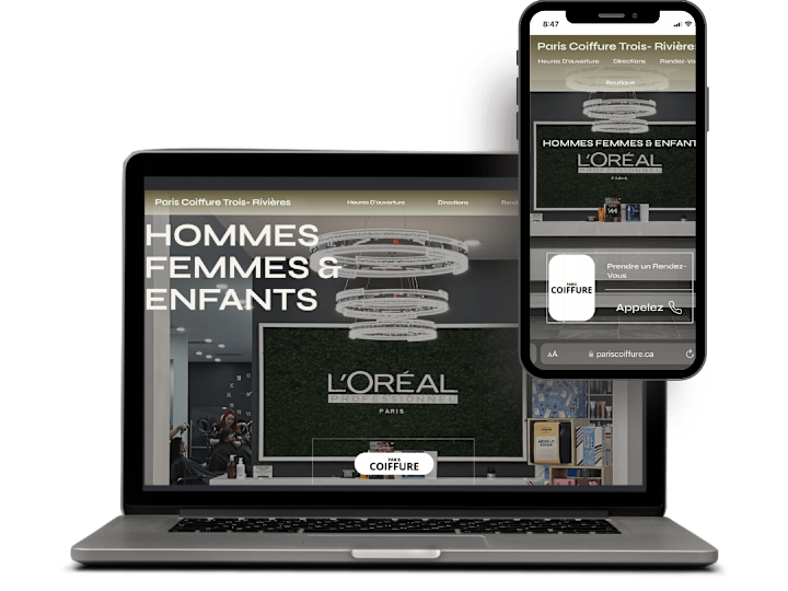Cover image for Website Design - Paris Salons