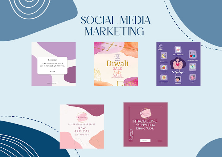 Cover image for social media design