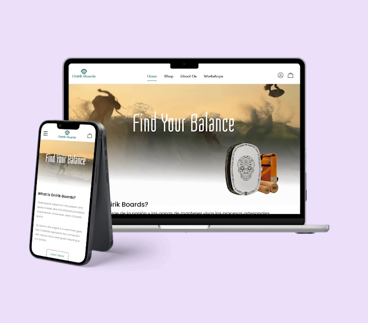 Cover image for eCommerce and Video Hub for a Board Sports Startup