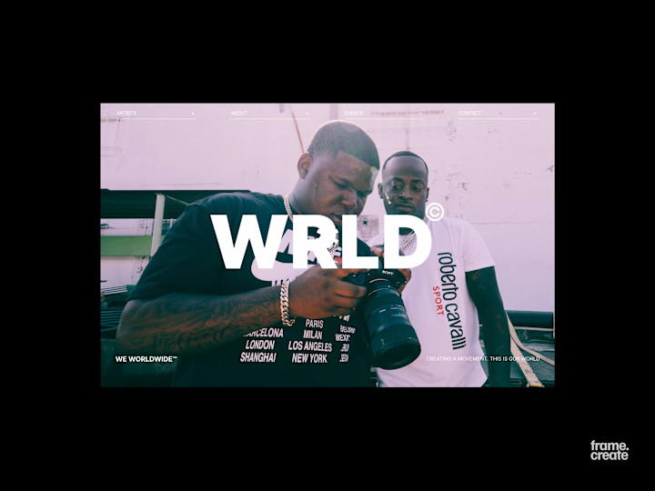 Cover image for WRLD - Music Agency Template