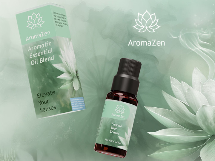 Cover image for 3d Packaging - Essential Oil Branding | Blender
