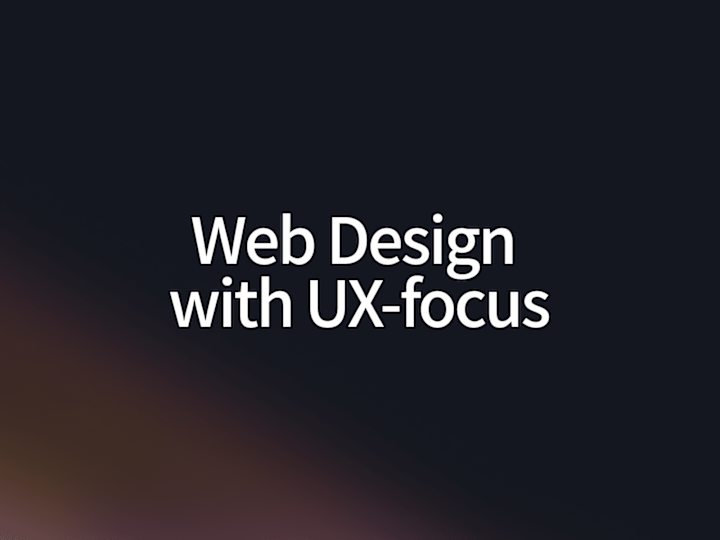 Cover image for UX-Focused Web Design