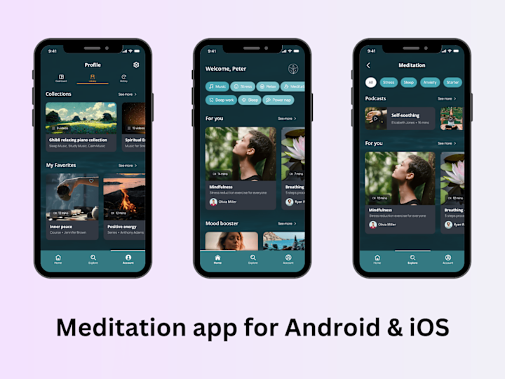 Cover image for Meditation & Sleep app | Wellness app for Android & iOS