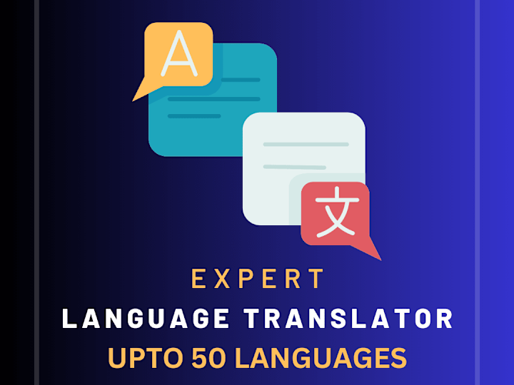 Cover image for Expert Translator Providing Accurate and Fluent Translations