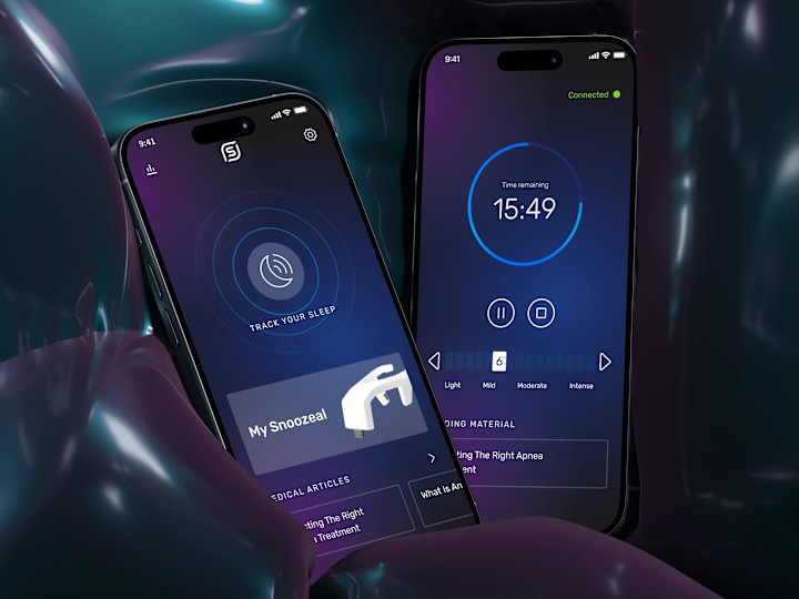 Cover image for MVP Product Design for iOS/Android Snoring Therapy App