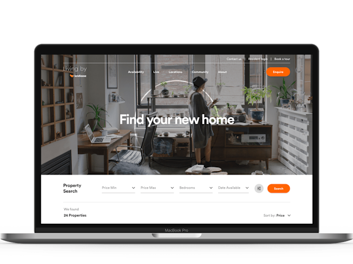 Cover image for Living By Lendlease