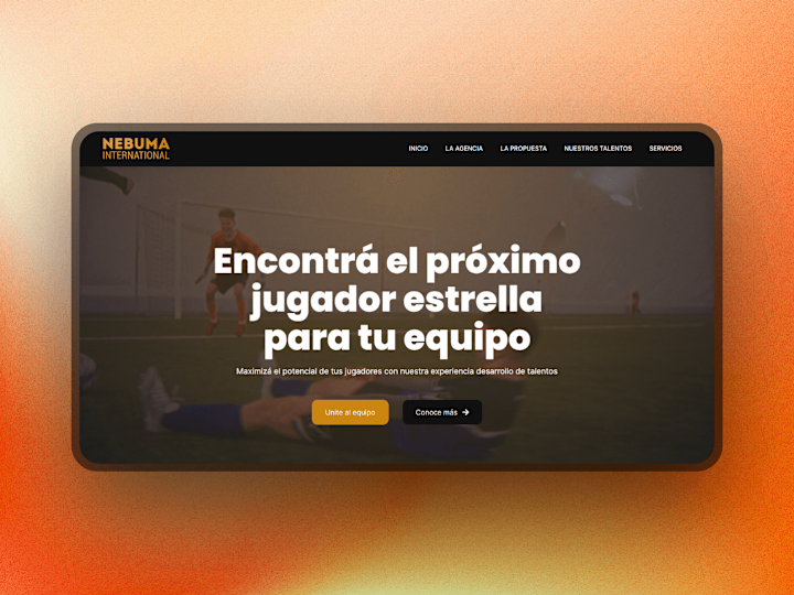 Cover image for NEBUMA – Descubre talentos deportivos excepcionales con nosotros