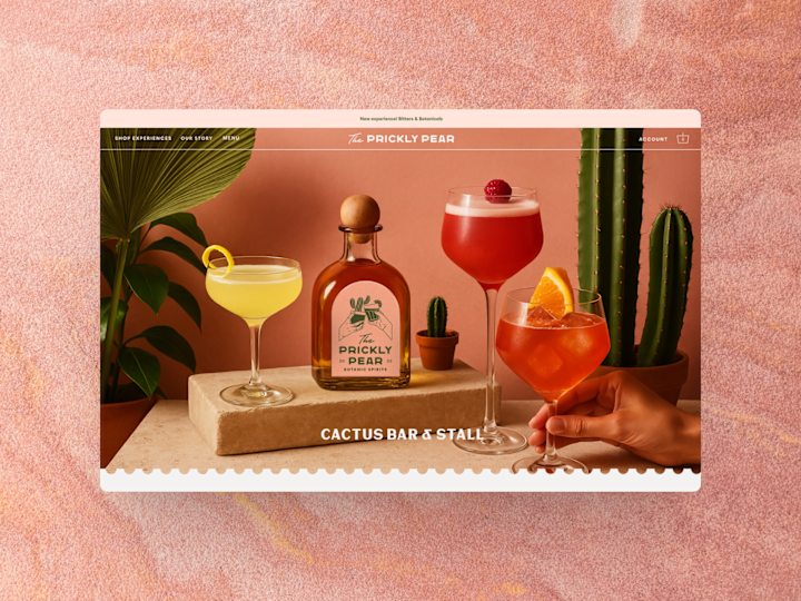 Cover image for The Prickly Pear: Shopify Design for a Restaurant & Cocktail Bar