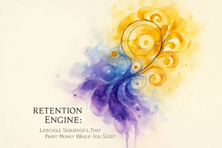 Cover image for Retention Engine: Lifecycle Sequences That Print Money While You Sleep