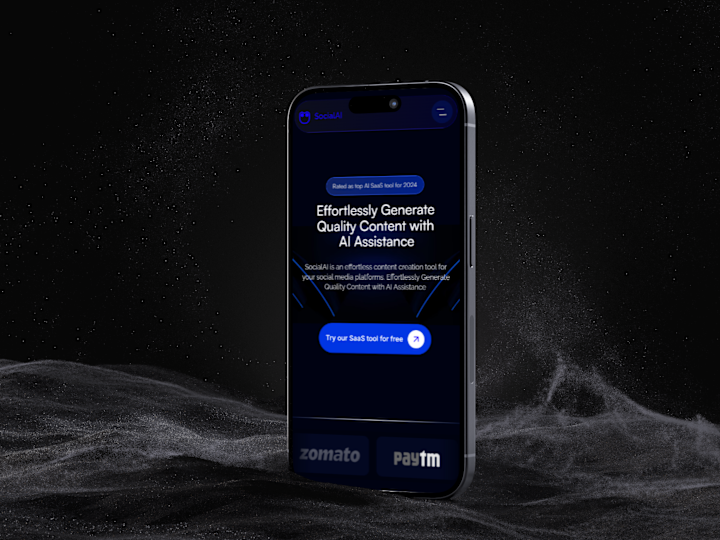 Cover image for Social AI Complete website design