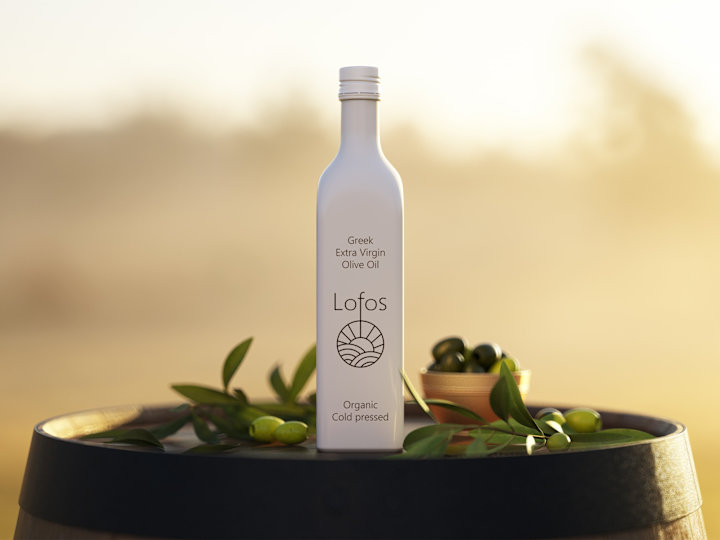 Cover image for Olive oil label