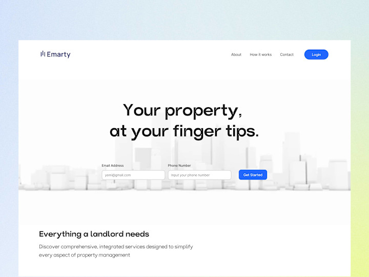 Cover image for Emerty Framer Website Design
