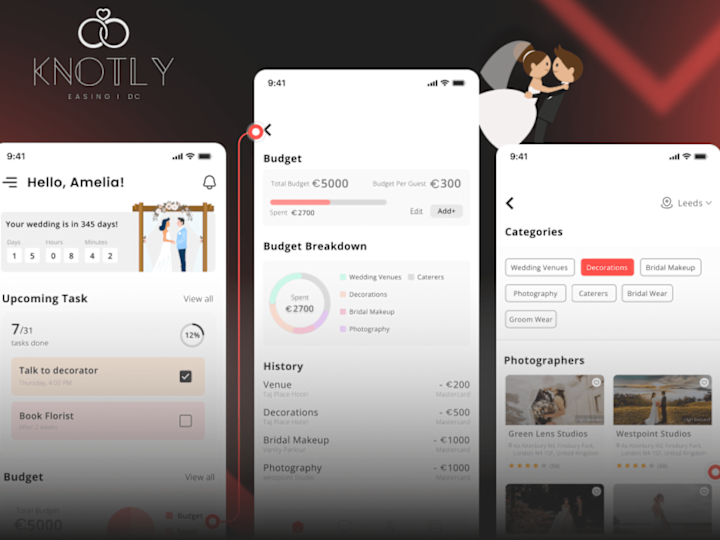 Cover image for KNOTLY - Wedding management app