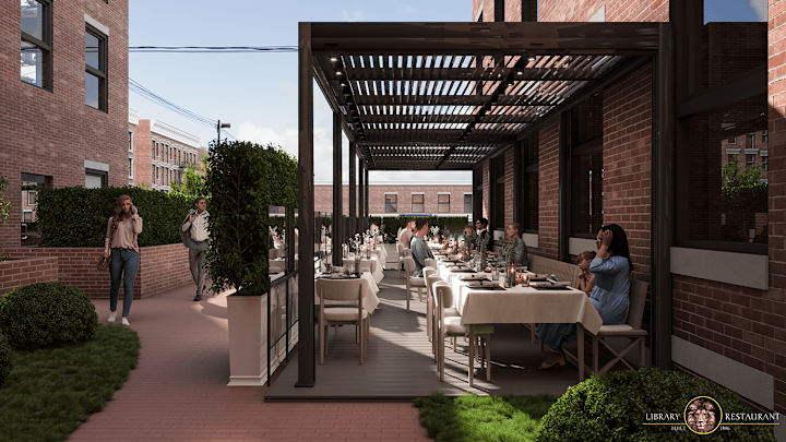 Cover image for Library Restaurant Terrace in Portsmouth