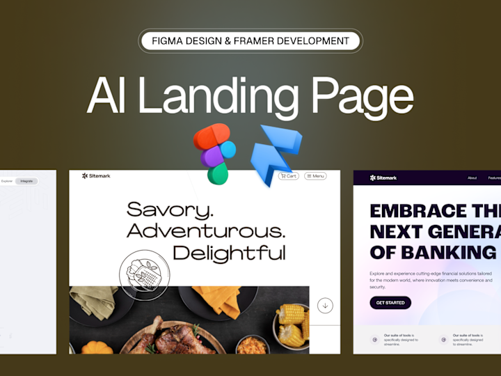 Cover image for AI Landing Page (Figma & Framer Development)
