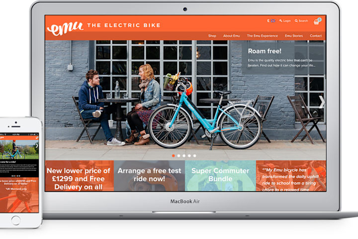 Cover image for E-Bike Website