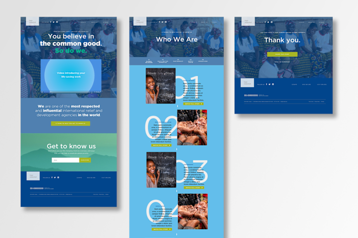 Cover image for UX/UI Design and Strategy for NGO Campaign Website