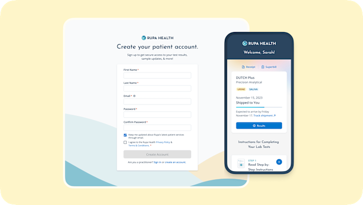 Cover image for Rupa Health Patient Portal