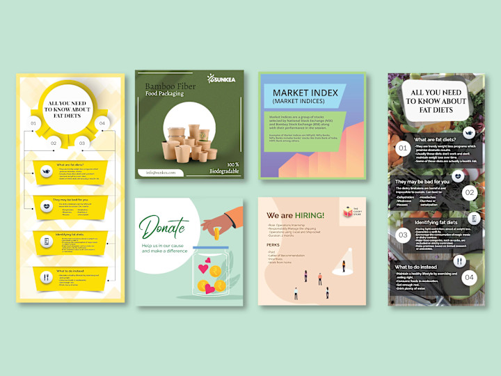 Cover image for Instagram posts and infographics
