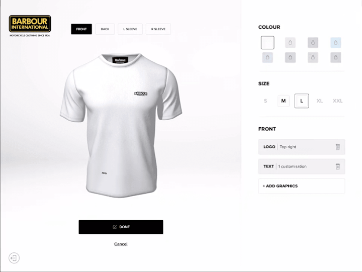Cover image for 3D T-shirt Customiser
