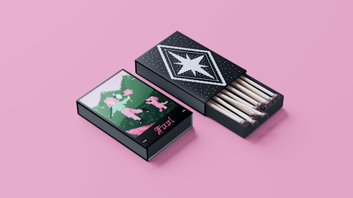 Cover image for Pixel Tarot Matchboxes