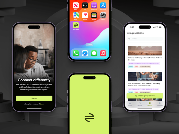 Cover image for 🈸UX Writing for TimeSwapr Mobile App