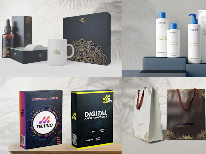 Cover image for I will do premium product packaging and label design