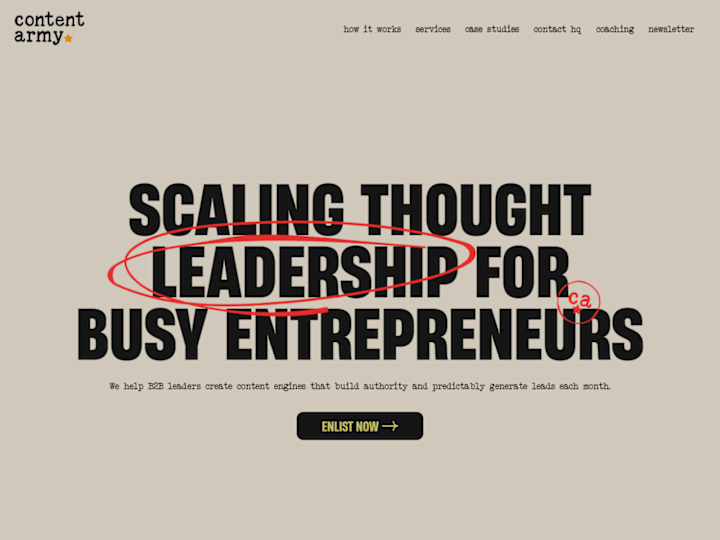 Cover image for Content Army