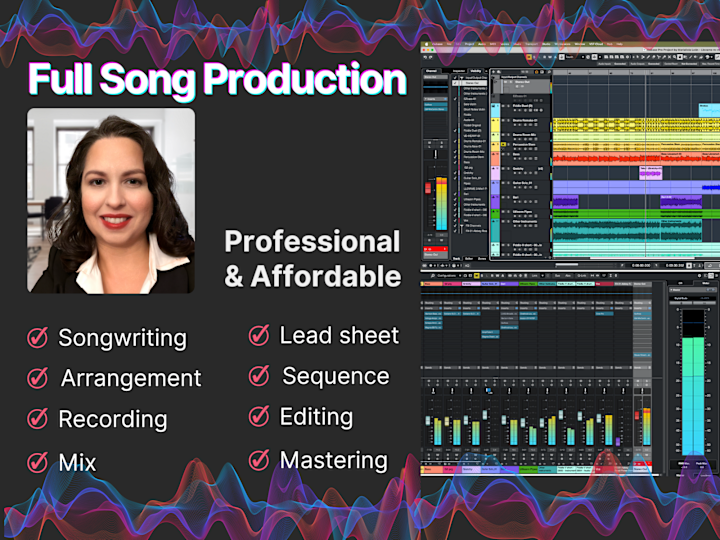 Cover image for Full Song Production - from idea to mastered song