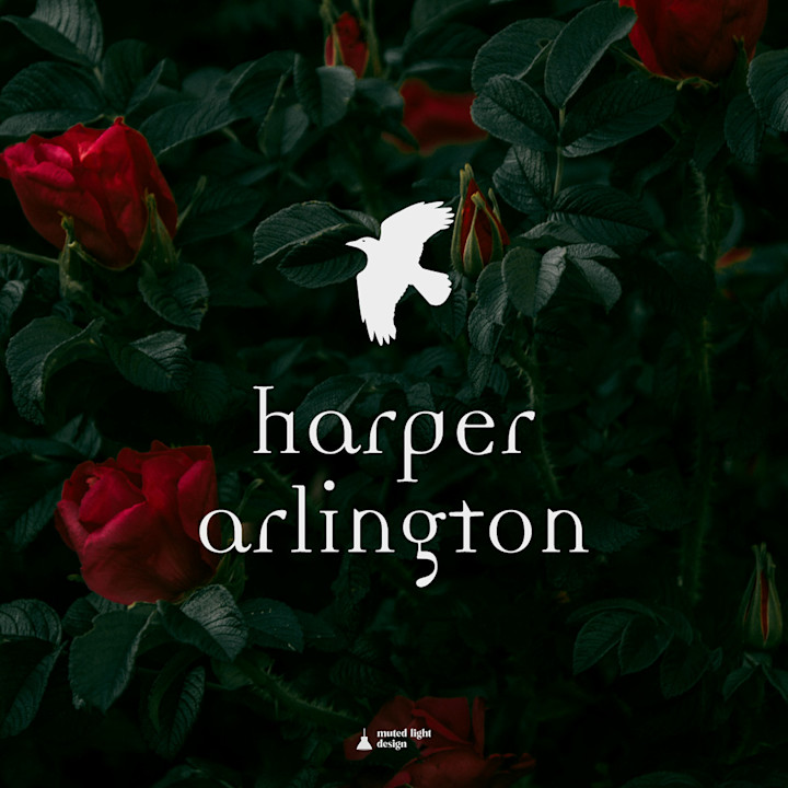 Cover image for HARPER ARLINGTON - Gothic Wedding Planner Visual Identity