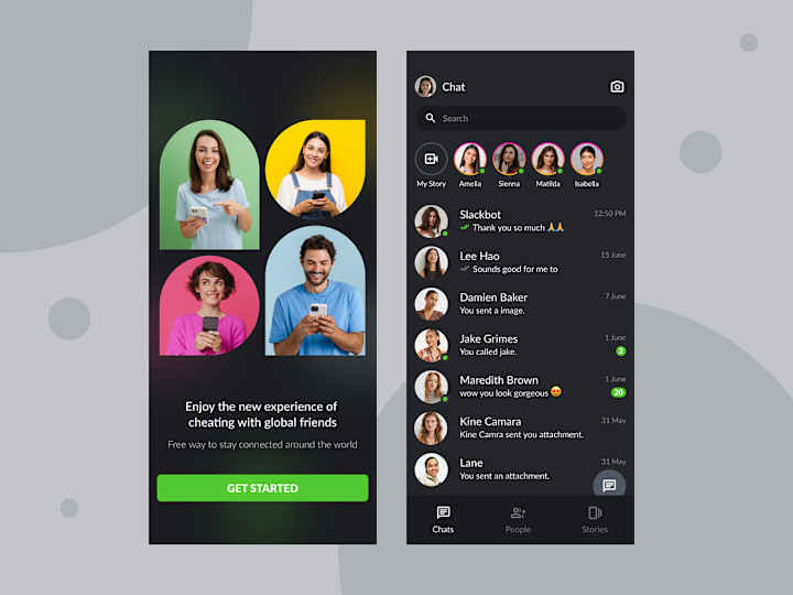 Cover image for Messenger Mobile App Design.