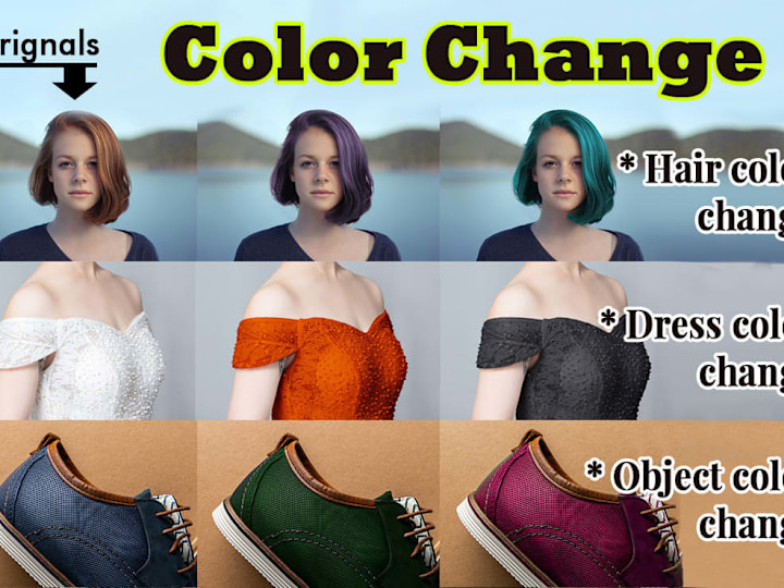 Cover image for Hair and Dress Color Transformation