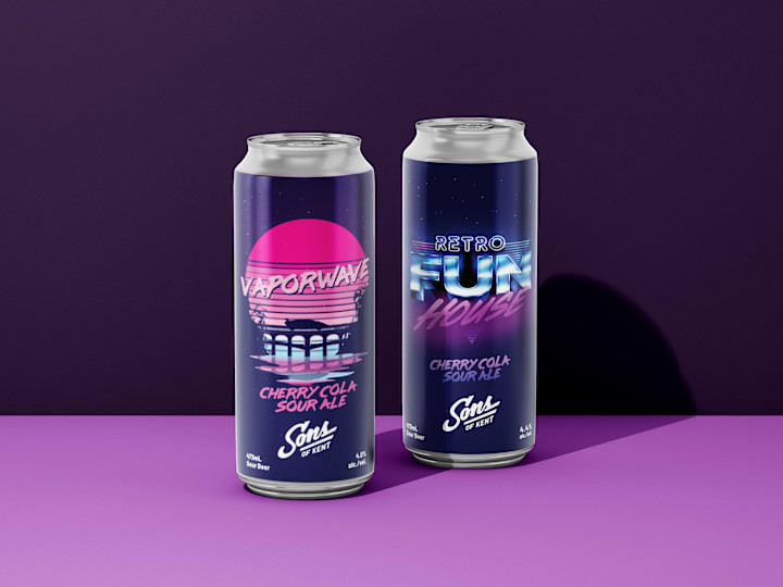 Cover image for Vaporwave Brand Design