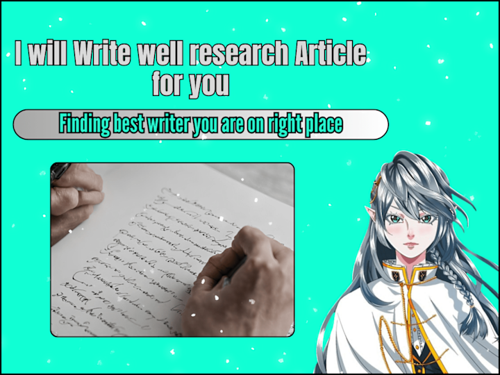 Cover image for I will be your Creative Writer