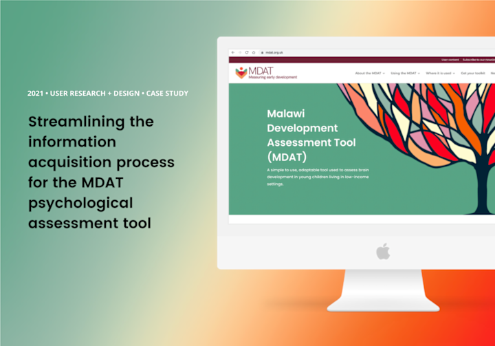 Cover image for UX Design @ MDAT — danae nestorides