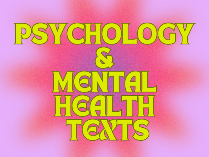 Cover image for Psychology and Mental Health Texts 