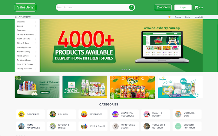 Cover image for SalesBerry - Ecommerce Engine