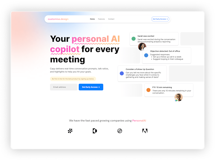 Cover image for Framer Landing Page (Design & Development) ✨✨