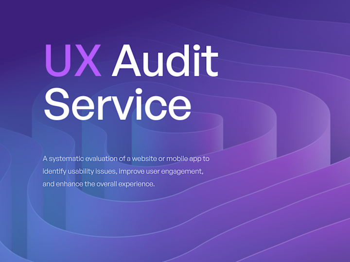 Cover image for UX Audit - Website Or App