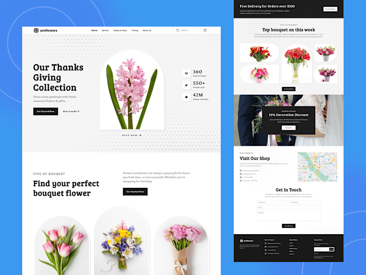 Cover image for ProFlowers landing page.