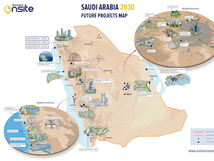 Cover image for Infographic on technology projects in Saudi Arabia
