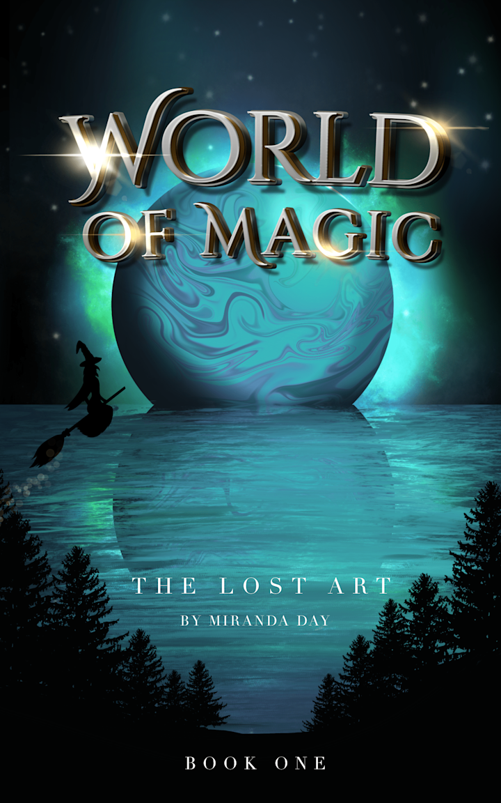 Cover image for Illustrated Book Cover Design for a Fantasy Novel