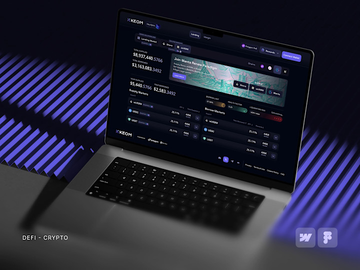 Cover image for KEOM Protocol | Product and Brand Design + Webflow Development