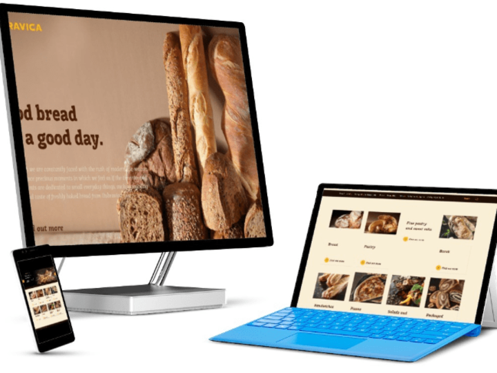 Cover image for Bakery website