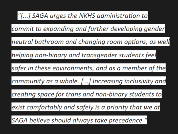 Cover image for Persuasive Writing - SAGA Letter to NKHS Admins