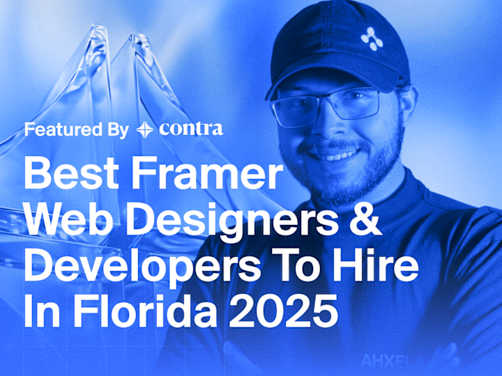 Cover image for Best Framer Web Designer in Florida 2025 - Contra Featured