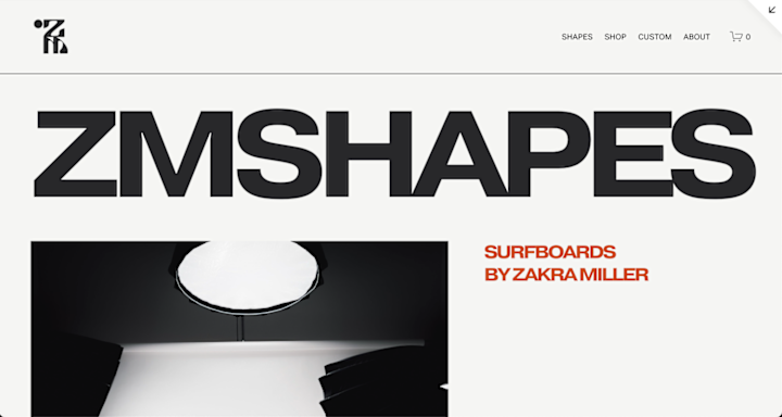 Cover image for ZM Shapes - Website